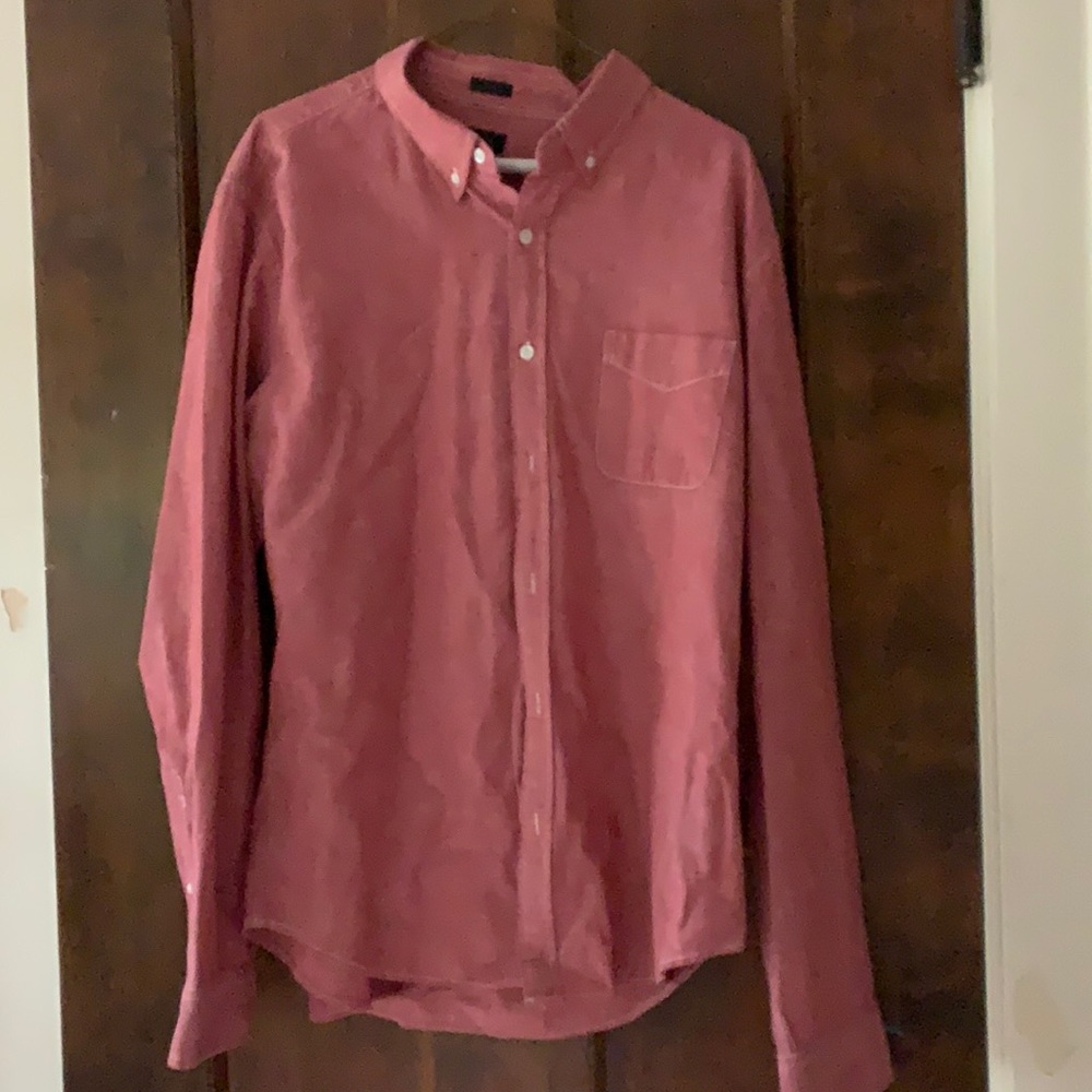 J crew slim cut men's ls button down shirt